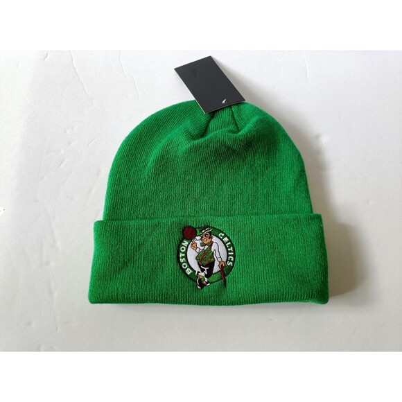 Boston Celtics Green Knit Beanie Hat Embroidered Logo - Picture 1 of 4